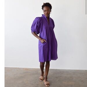 XL Never a Wallflower High Neck Dress Purple